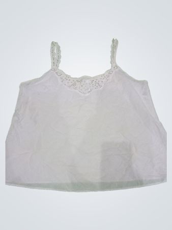 White Lace Trim Camisole