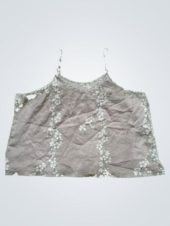 Gray Floral Camisole