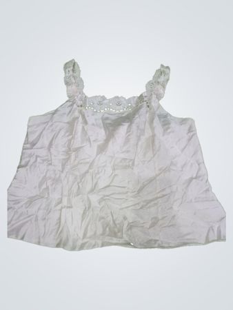 White Lace Trim Camisole