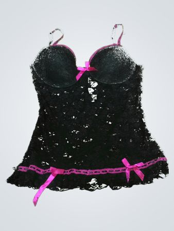 Curvy Kate Black Lace Bustier