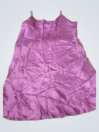 BHLDN Purple Satin Dress
