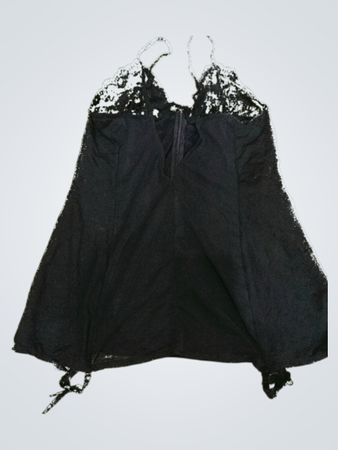 Black Lace Trim Camisole