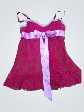 Pink Lace Chemise