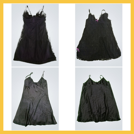Bundle di vestiti neri sexy Y2k