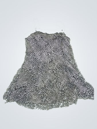 Reger Leopard Print Slip Dress