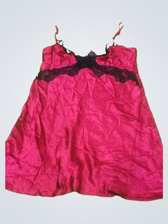 Pink Lace Trim Nightgown