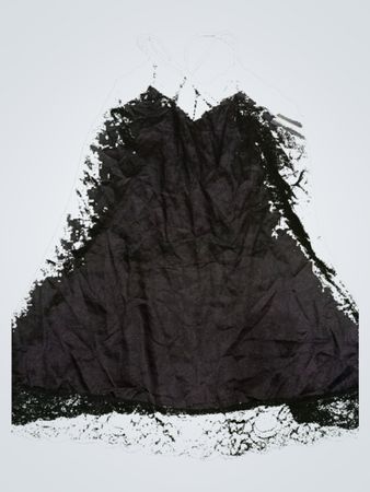 EKOU Black Lace Slip Dress