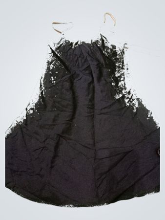 Black Satin Slip Dress