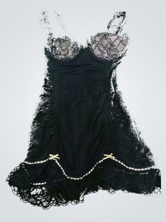 Black Lace Chemise