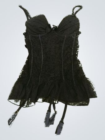 Black Lace Corset