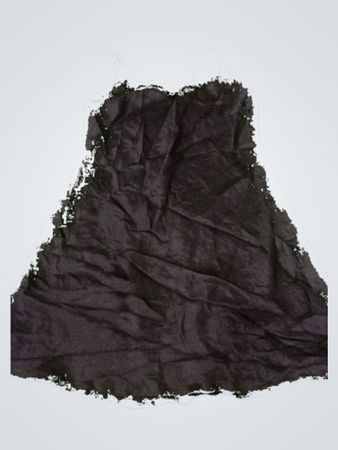 Unbranded Black Satin Slip Dress