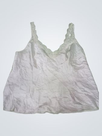 White Lace Trim Camisole