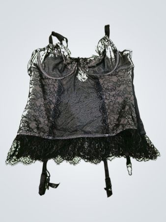 Black Lace Bustier