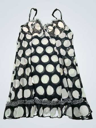 Black and White Polka Dot Dress