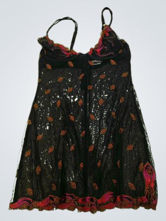 Green Camisole with Red Accents