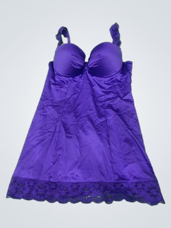 La Senza Purple Satin Babydoll