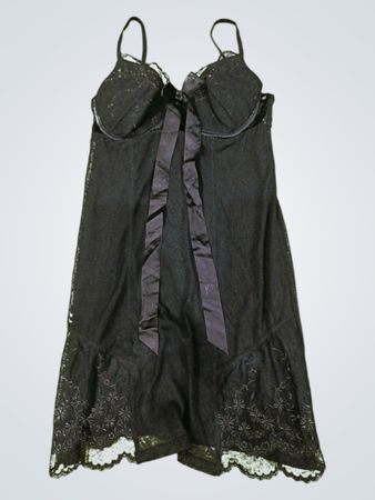 obsessive Black Lace Chemise