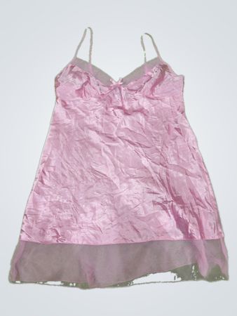 Unbranded Pink Satin Slip Dress