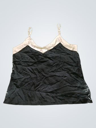 Dorothy Perkins Black Satin Cami Top