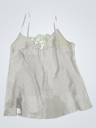 White Lace-Trimmed Camisole