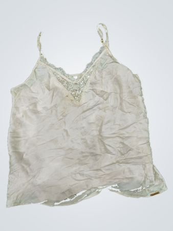 White Lace Trim Camisole