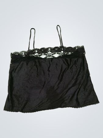 Black Lace Trim Camisole