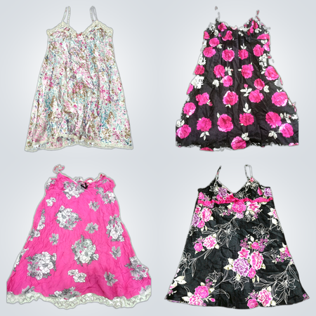 Y2k Lace trim dress bundle