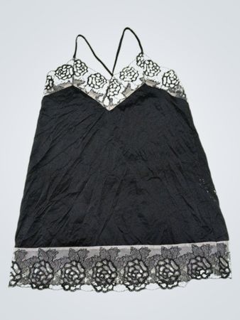 Playful Promises Black Lace Chemise