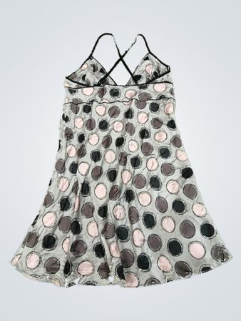 Gray Polka Dot Dress