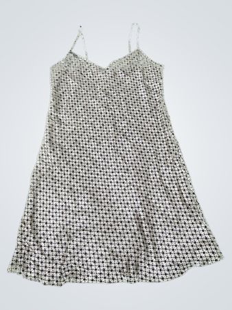 Black and White Patterned Dress