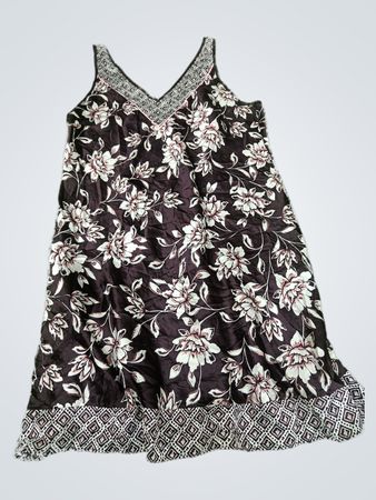 Floral Print Sleeveless Mini Dress
