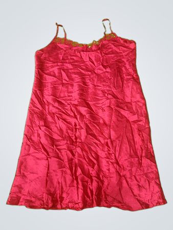 Unbranded Red Satin Slip Dress