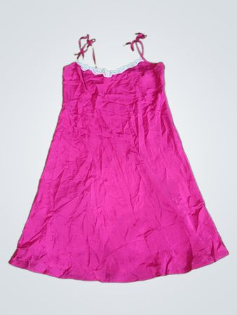 Unbranded Pink Satin Slip Dress