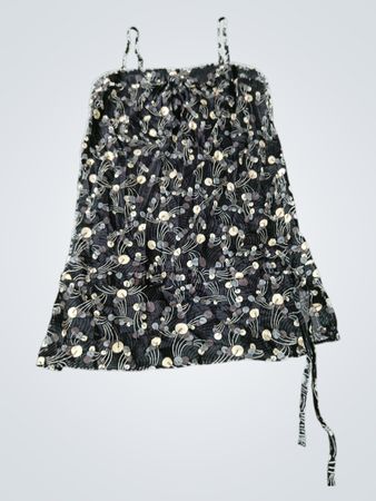 Black Floral Camisole