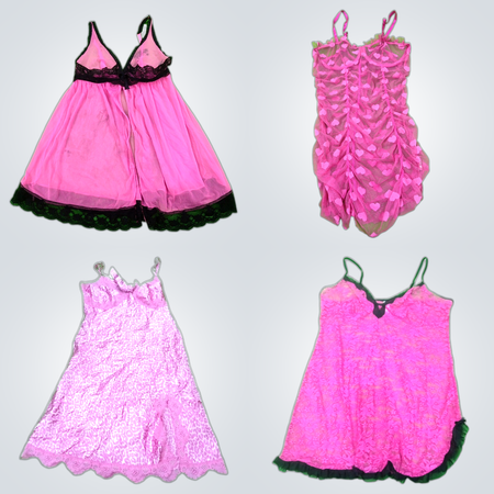 Y2k pink party dress bundle