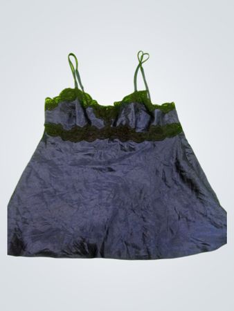 Boux Avenue Blue Lace Trim Camisole