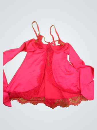 Ann Summers Red Satin Lace Babydoll