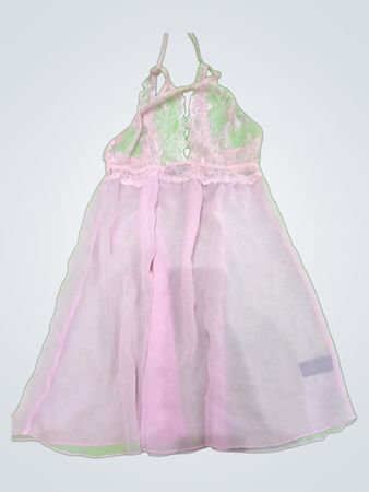 Pink Sheer Dress