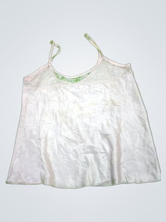 White Camisole with Lace Trim