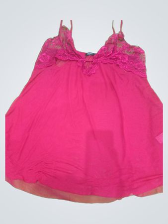 Pink Lace Trim Camisole