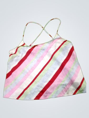 Unbranded Striped Satin Cami Top