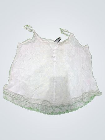 River Island White Lace Cami Top