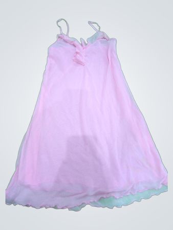 Secret Possessions Pink Chiffon Slip Dress