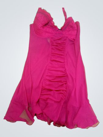 Pink Halter Neck Swimwear