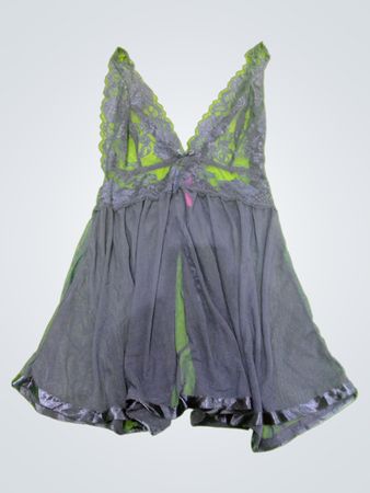 Gray Lace Chemise