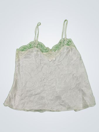 White Lace Trim Camisole