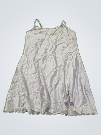 Women's Purple Satin Chemise
