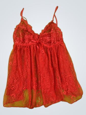 Red Lace Camisole