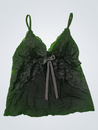 Unbranded Black Lace Cami Top