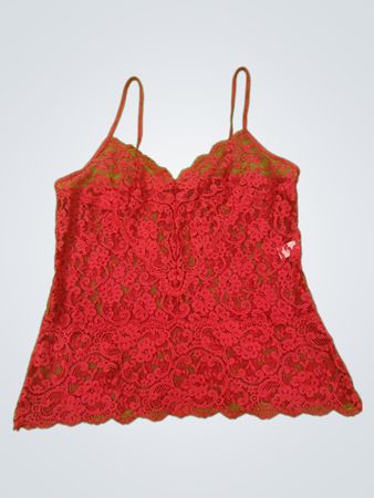 Red Lace Camisole